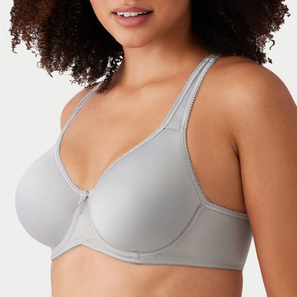 NWT wacoal t-shirt bra gray 34DDD 853192 - Picture 3 of 8